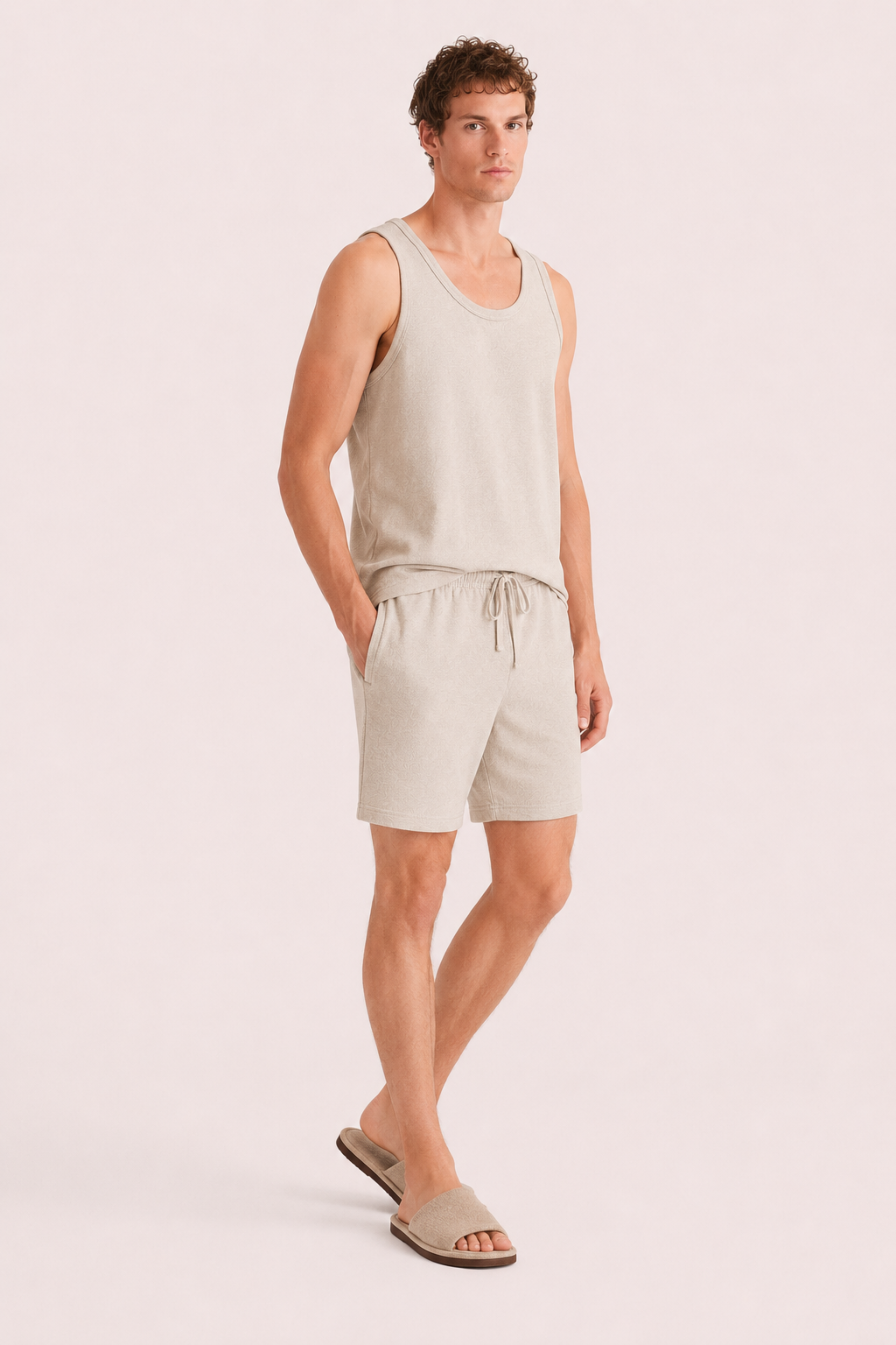 Warm Hours Tank Top Beige